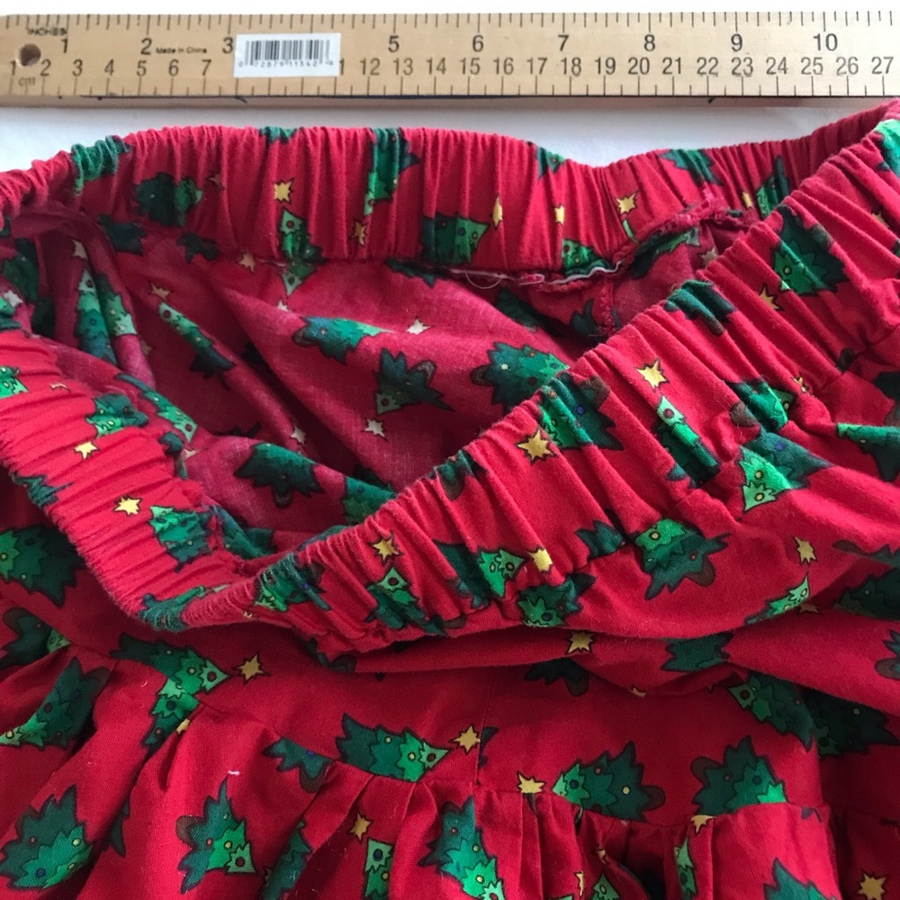 Handmade Vintage Full Circle Skirt Dance Christma… - image 5